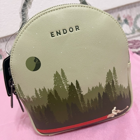 🎯Loungefly Star Wars Endor Convertible Mini Backpack - Picture 6 of 15